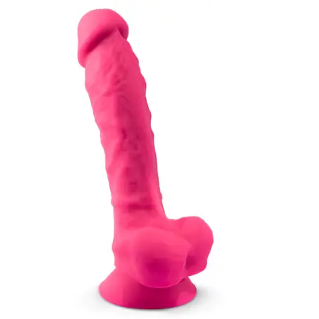 Pene Realístico Modelo 18 Rosa Vibración + Control Remoto