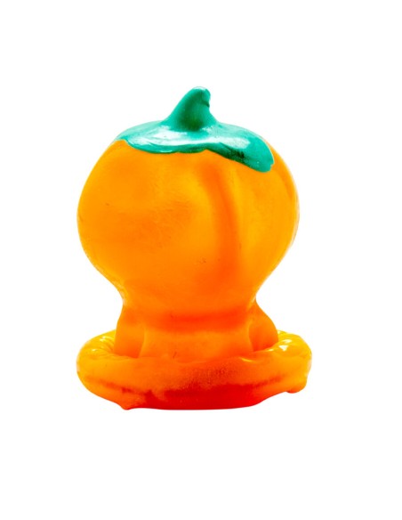 CONDOMERIE - PRESERVATIVO DECORATIVO PINTADO A MANO CALABAZA