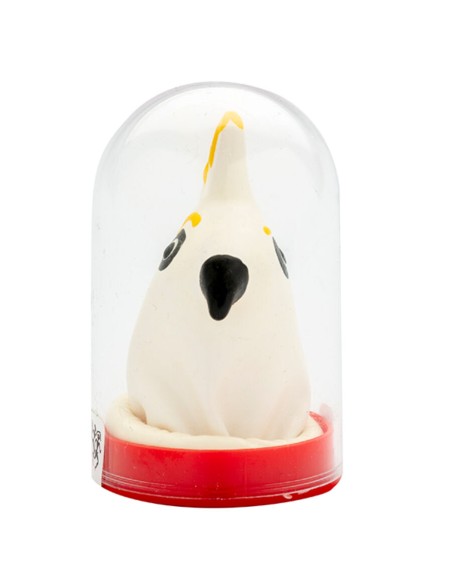 CONDOMERIE - PRESERVATIVO DECORATIVO PINTADO A MANO LORO BLANCO