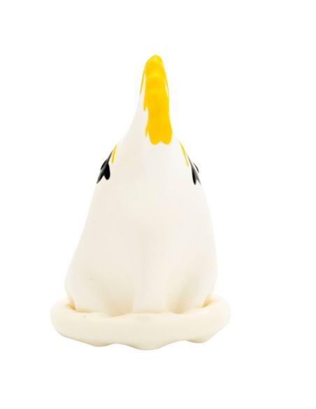 CONDOMERIE - PRESERVATIVO DECORATIVO PINTADO A MANO LORO BLANCO