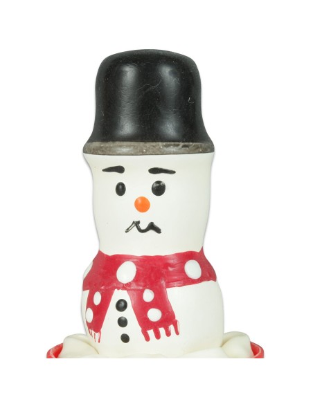 CONDOMERIE - PRESERVATIVO DECORATIVO PINTADO A MANO MUÑECO DE NIEVE