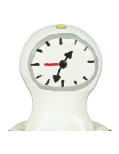CONDOMERIE - PRESERVATIVO DECORATIVO PINTADO A MANO RELOJ