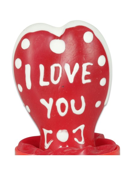 CONDOMERIE - PRESERVATIVO DECORATIVO PINTADO A MANO CORAZÓN - TE AMO MODELO 1