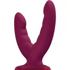 FUN FACTORY - RYDE DILDO DOBLE BURDEOS 2