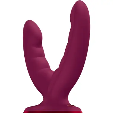 Ryde Dildo Doble Burdeos - Sumergible | Fun Factory