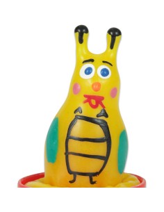 CONDOMERIE - PRESERVATIVO DECORATIVO PINTADO A MANO ABEJA