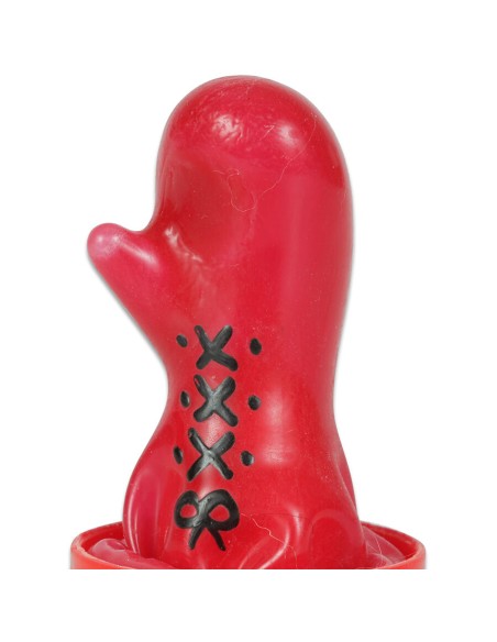 CONDOMERIE - PRESERVATIVO DECORATIVO PINTADO A MANO GUANTE DE BOXEO