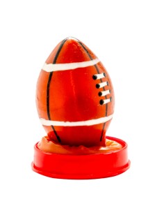CONDOMERIE - PRESERVATIVO DECORATIVO PINTADO A MANO PELOTA DE RUGBY 2