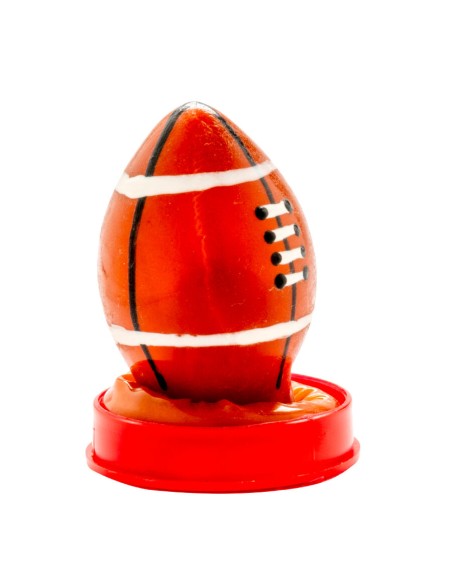CONDOMERIE - PRESERVATIVO DECORATIVO PINTADO A MANO PELOTA DE RUGBY