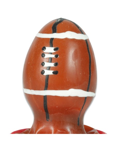 CONDOMERIE - PRESERVATIVO DECORATIVO PINTADO A MANO PELOTA DE RUGBY