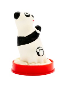 CONDOMERIE - PRESERVATIVO DECORATIVO PINTADO A MANO PANDA MODELO 1 2
