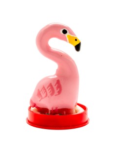 CONDOMERIE - PRESERVATIVO DECORATIVO PINTADO A MANO FLAMENCO ROSA 2