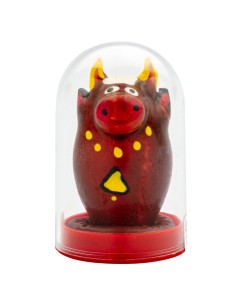 CONDOMERIE - PRESERVATIVO DECORATIVO PINTADO A MANO TORO MODELO 1