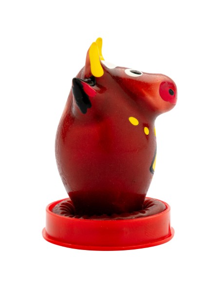 CONDOMERIE - PRESERVATIVO DECORATIVO PINTADO A MANO TORO MODELO 1