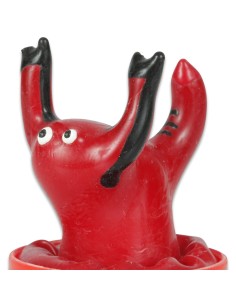 CONDOMERIE - PRESERVATIVO DECORATIVO PINTADO A MANO ESCORPIO ROJO