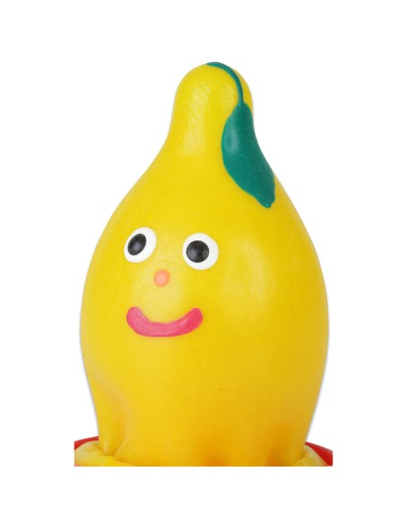 CONDOMERIE - PRESERVATIVO DECORATIVO PINTADO A MANO LIMÓN