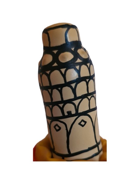 CONDOMERIE - PRESERVATIVO DECORATIVO PINTADO A MANO TORRE DE PISA