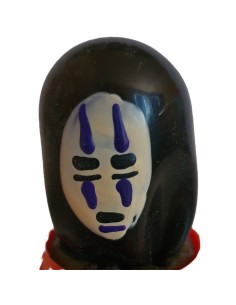 CONDOMERIE - PRESERVATIVO DECORATIVO PINTADO A MANO MASCARILLA FANTASMA NEGRO