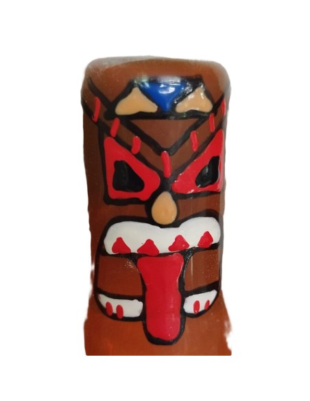 CONDOMERIE - PRESERVATIVO DECORATIVO PINTADO A MANO TÓTEM TIKI-01
