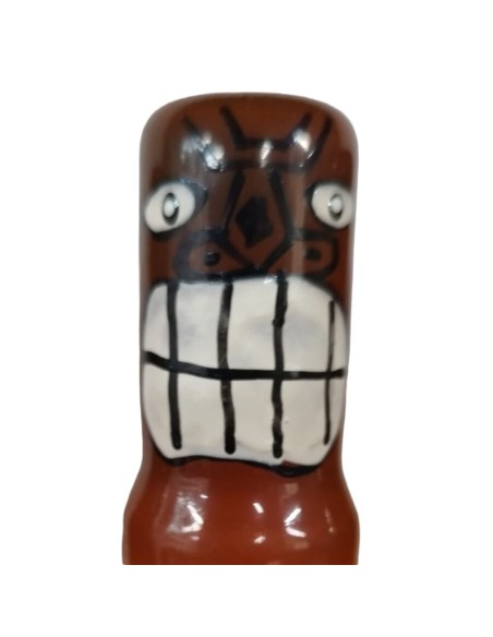 CONDOMERIE - PRESERVATIVO DECORATIVO PINTADO A MANO TOTEM TIKI-FRIKI-02