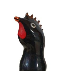 CONDOMERIE - PRESERVATIVO DECORATIVO PINTADO A MANO GALLO NEGRO