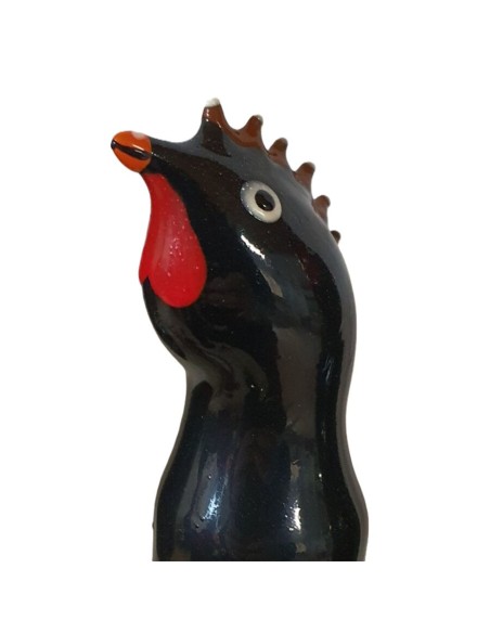 CONDOMERIE - PRESERVATIVO DECORATIVO PINTADO A MANO GALLO NEGRO