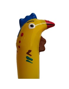 CONDOMERIE - PRESERVATIVO DECORATIVO PINTADO A MANO GALLO MODELO XL