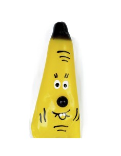 CONDOMERIE - PRESERVATIVO DECORATIVO PINTADO A MANO PLÁTANO MODELO XL