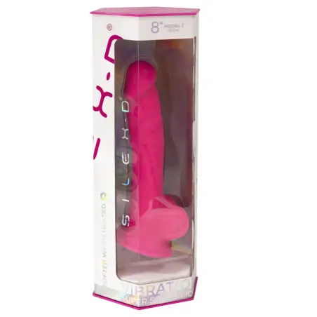 Pene Realístico Modelo 18 Rosa Vibración + Control Remoto