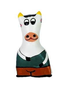 CONDOMERIE - PRESERVATIVO DECORATIVO PINTADO A MANO VACA MODELO XL