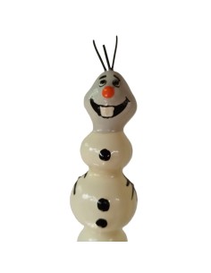 CONDOMERIE - PRESERVATIVO DECORATIVO PINTADO A MANO LINDO MUÑECO DE NIEVE XL