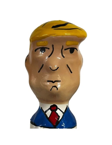CONDOMERIE - PRESERVATIVO DECORATIVO PINTADO A MANO TRUMP GRUÑÓN XL