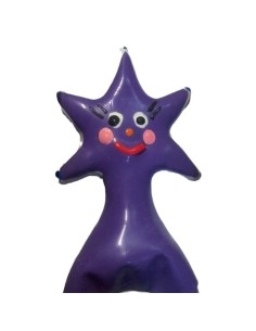 CONDOMERIE - PRESERVATIVO DECORATIVO PINTADO A MANO ESTRELLA FELIZ XL