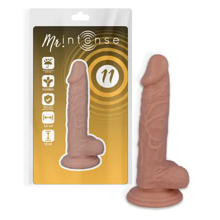 11 Pene Realístico 18 cm Ø 3.8 cm - Con Ventosa | MR Intense