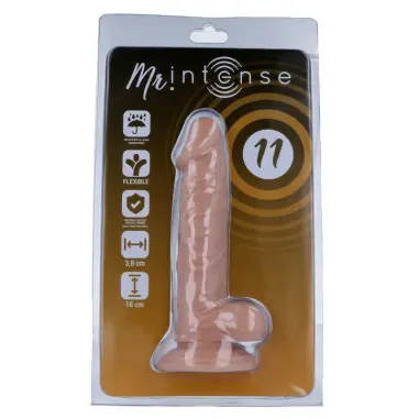 11 Pene Realístico 18 cm Ø 3.8 cm - Con Ventosa | MR Intense