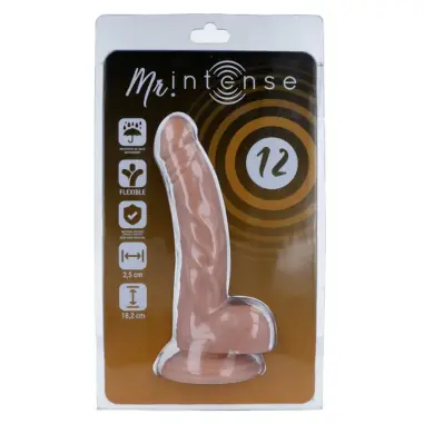 12 Pene Realístico 18.2 cm Ø 2.5 cm | MR Intense