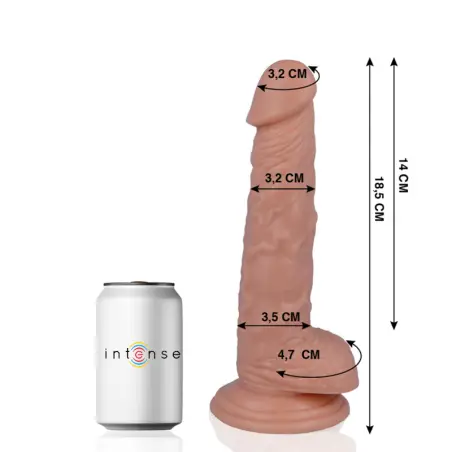 MR INTENSE - 13 PENE REALÍSTICO 18.5 CM -O- 3.2 CM