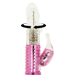 OHMAMA - VIBRADOR CON FUNCION ROTACION Y ESTIMULADOR CLITORIS OHMAMA