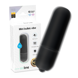 ONLINE - MINI BALA VIBRADORA NEGRO ONLINE