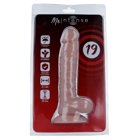 19 Pene Realístico 20 cm Ø 3.1 cm - Con Ventosa | MR Intense