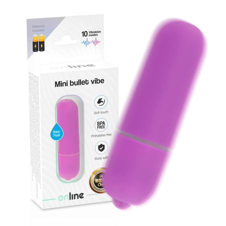 ONLINE - MINI BALA VIBRADORA LILA ONLINE