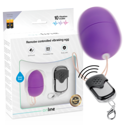 ONLINE - HUEVO VIBRADOR CONTROL REMOTO S LILA ONLINE 2