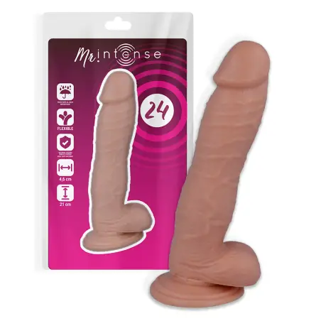 24 Pene Realístico 21 cm Ø 4.6 cm - Con Ventosa | MR Intense