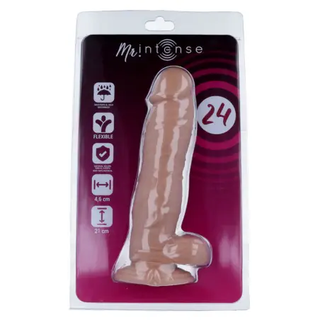 24 Pene Realístico 21 cm Ø 4.6 cm - Con Ventosa | MR Intense