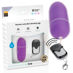 ONLINE - HUEVO VIBRADOR CONTROL REMOTO L LILA ONLINE