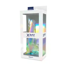 X RAY - CLEAR DILDO REALISTA TRANSPARENTE 18.5 CM -O- 3.8 CM 2