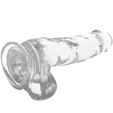 Clear Dildo Realista Transparente 18.5 cm Ø 3.8 cm | X RAY