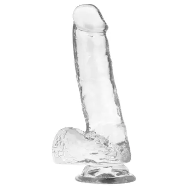 Clear Dildo Realista Transparente 18.5 cm Ø 3.8 cm | X RAY