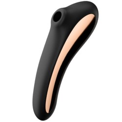 SATISFYER - DUAL KISS ESTIMULADOR CLITORIS NEGRO SATISFYER AIR PULSE