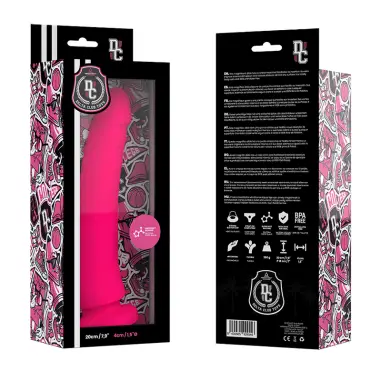 Dildo Realista Rosa Silicona Medica 20 cm Ø 4 cm